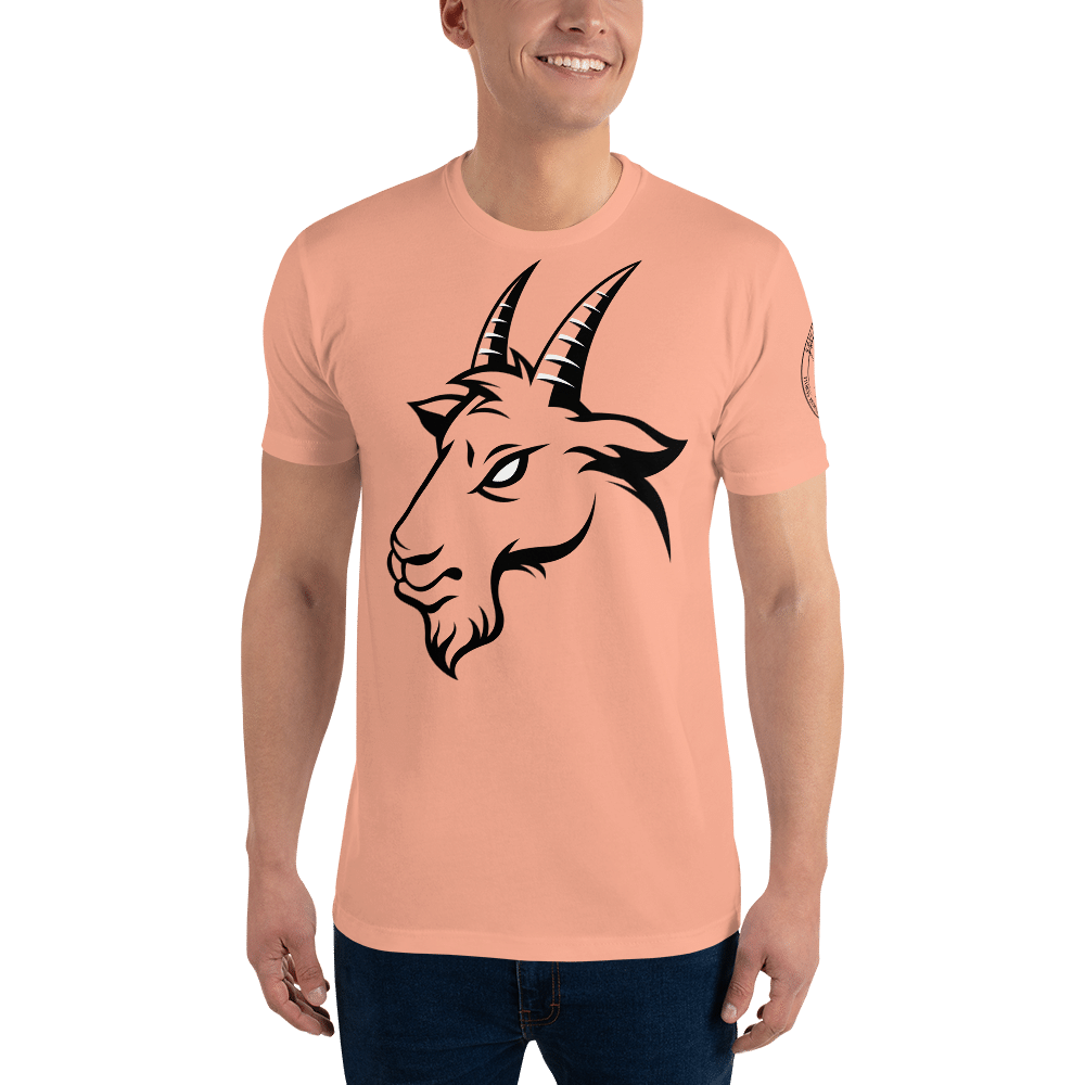 mens fitted t shirt desert pink front 641f4f0b34c70