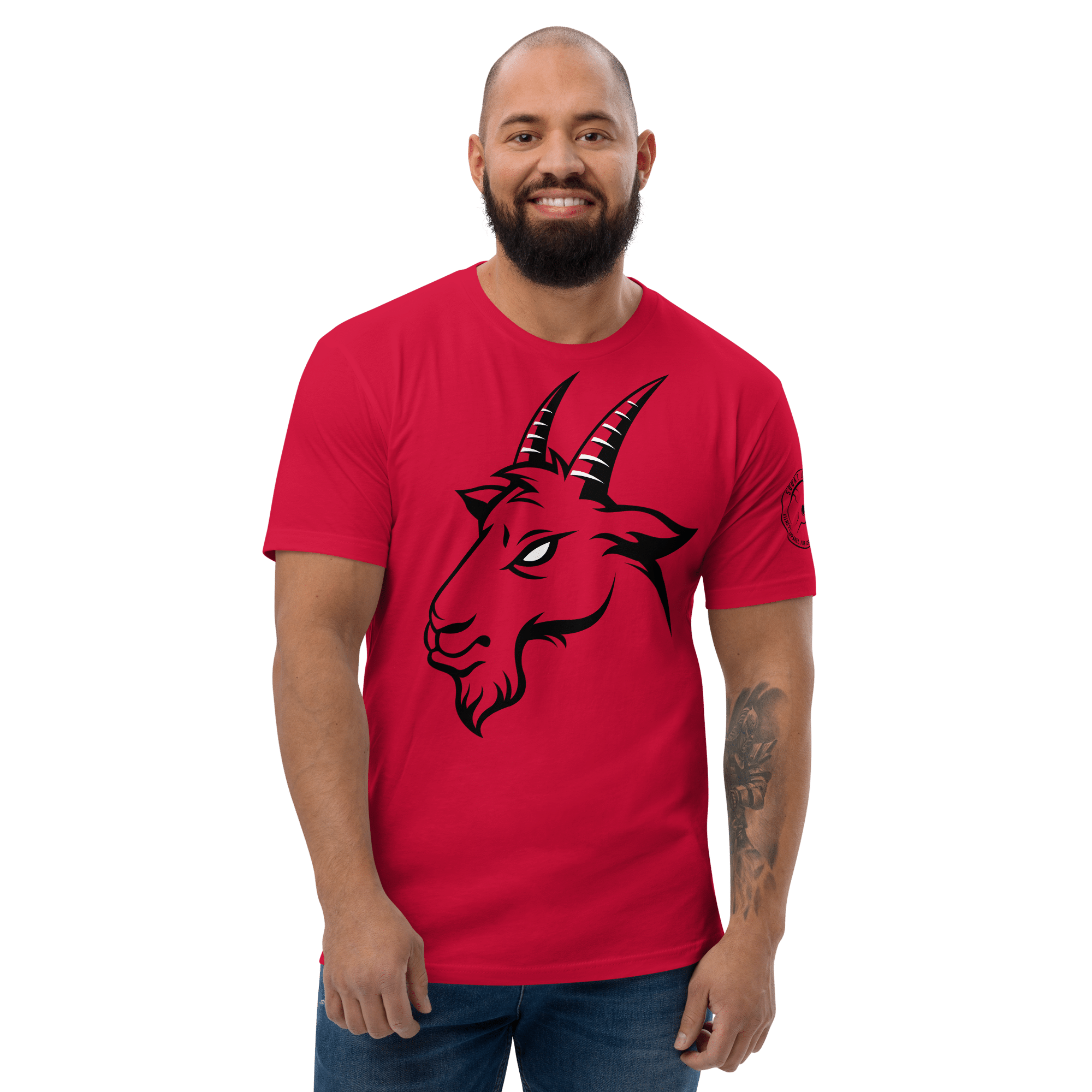 mens fitted t shirt red front 641f4f0b31284