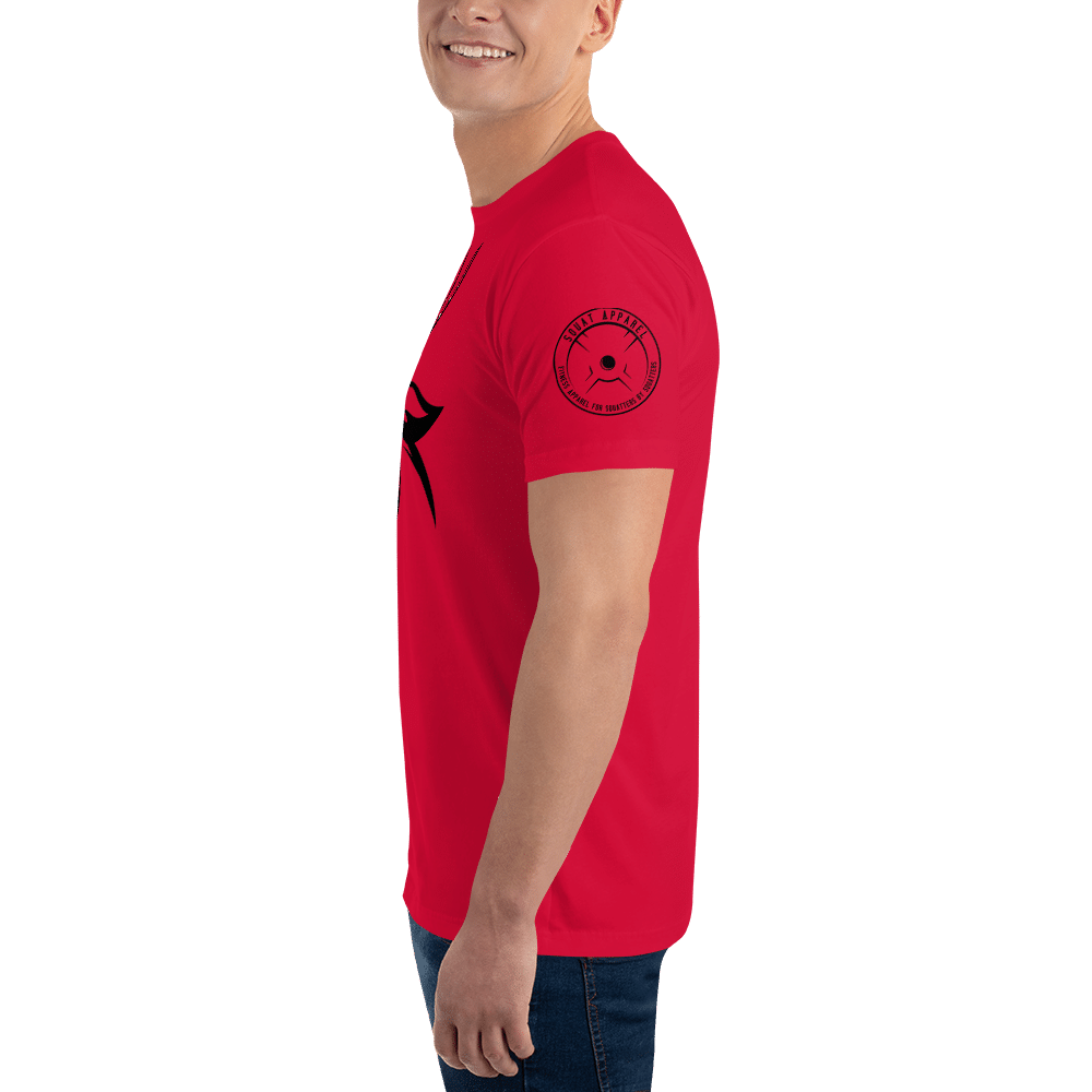 mens fitted t shirt red left 641f4f0b32ffb