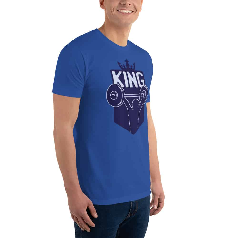 mens fitted t shirt royal blue right front 641f4ddb4290a