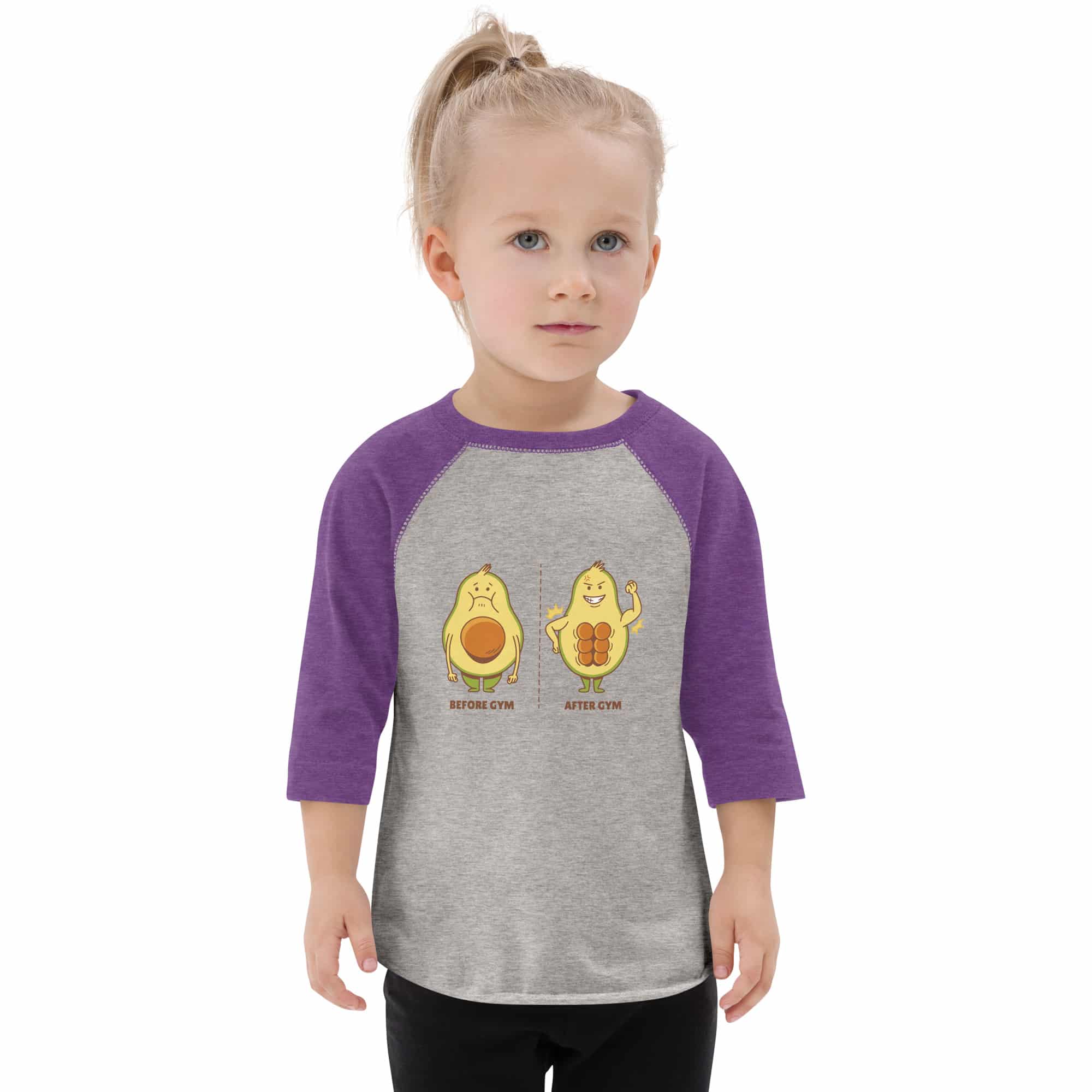 toddler baseball shirt vintage heather vintage purple front 641f8e78c7b1c