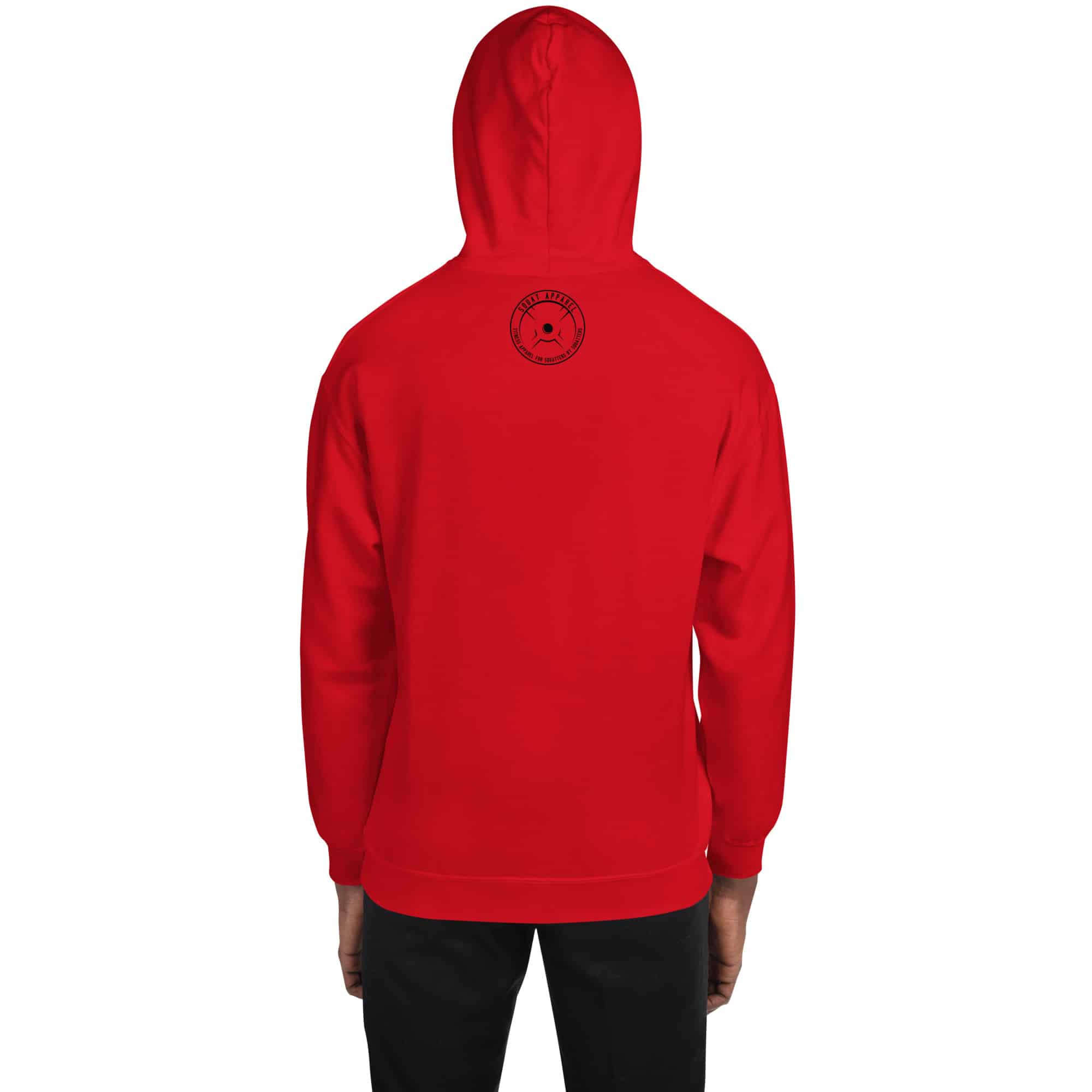 unisex heavy blend hoodie red back 641f9466051aa