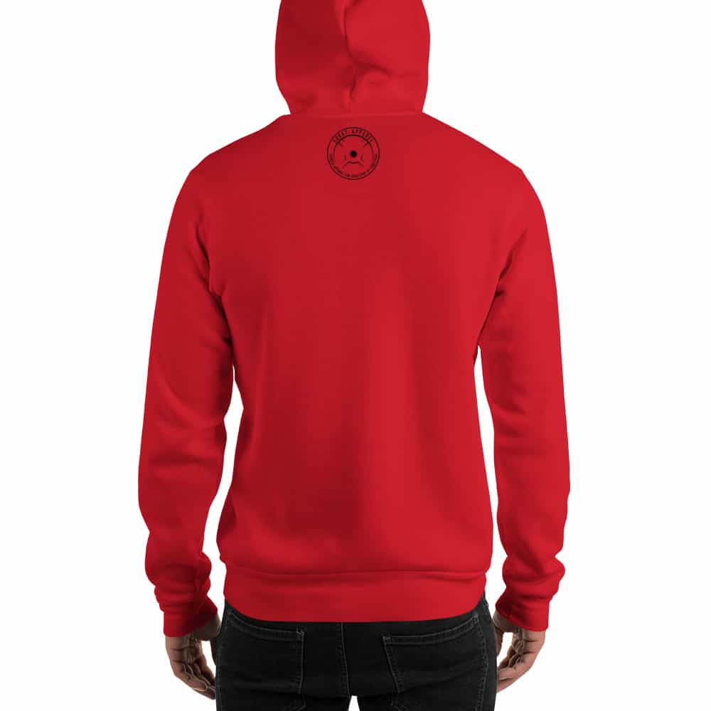 unisex heavy blend hoodie red back 6434c0bf83e14